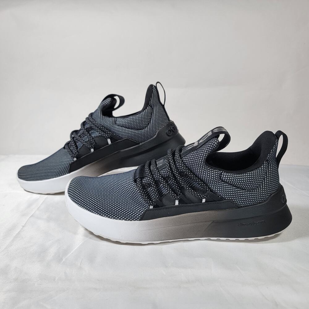 Adidas Lite Racer Adapt 5.0 Cloudfoam Comfort Gray Black Men's US 10.5 Sneakers